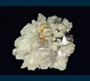 NAI-2 Cerussite with Wulfenite from Nakhlak Mine, Madan-e Nakhlak, Anarak District, Nain, Isfahan Province, Iran NAI-2 Cerussite with Wulfenite from Nakhlak Mine, Madan-e Nakhlak, Anarak District, Nain, Isfahan Province, Iran