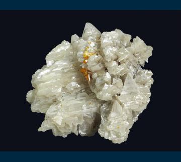 NAI-2 Cerussite with Wulfenite from Nakhlak Mine, Madan-e Nakhlak, Anarak District, Nain, Isfahan Province, Iran NAI-2 Cerussite with Wulfenite from Nakhlak Mine, Madan-e Nakhlak, Anarak District, Nain, Isfahan Province, Iran