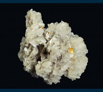 NAI-2 Cerussite with Wulfenite from Nakhlak Mine, Madan-e Nakhlak, Anarak District, Nain, Isfahan Province, Iran NAI-2 Cerussite with Wulfenite from Nakhlak Mine, Madan-e Nakhlak, Anarak District, Nain, Isfahan Province, Iran