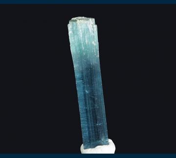 BG19-12 Elbaite (v. Indicolite) from Golconda Pegmatite district, Governador Valadares, Doce Valley, Minas Gerais, Brazil BG19-12 Elbaite (v. Indicolite) from Golconda Pegmatite district, Governador Valadares, Doce Valley, Minas Gerais, Brazil
