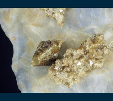 CQ01 Vesuvianite in Calcite from Crestmore quarries, Crestmore, Riverside Co., California, USA CQ01 Vesuvianite in Calcite from Crestmore quarries, Crestmore, Riverside Co., California, USA