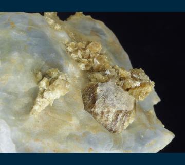 CQ01 Vesuvianite in Calcite from Crestmore quarries, Crestmore, Riverside Co., California, USA CQ01 Vesuvianite in Calcite from Crestmore quarries, Crestmore, Riverside Co., California, USA