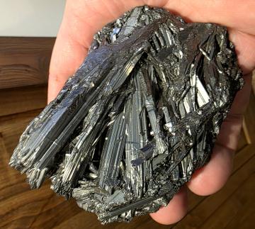TF768 Stibnite from Ichinokawa Mine, Saijo, Ehime Prefecture, Shikoku, Japan TF768 Stibnite from Ichinokawa Mine, Saijo, Ehime Prefecture, Shikoku, Japan