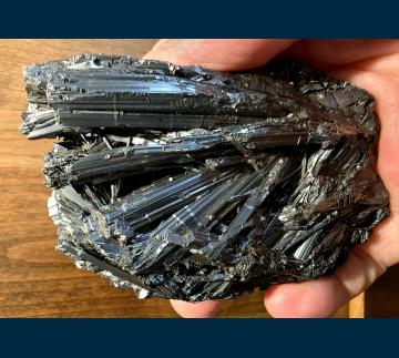 TF768 Stibnite from Ichinokawa Mine, Saijo, Ehime Prefecture, Shikoku, Japan TF768 Stibnite from Ichinokawa Mine, Saijo, Ehime Prefecture, Shikoku, Japan