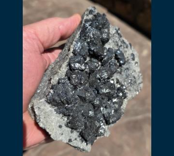 RG1115 Chalcocite from Dzhezkazgan Mine, Dzhezkazgan, Qaraghandy Oblysy, Kazakhstan