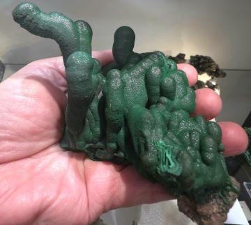 RG1099 Malachite ( var. stalactitic ) from Star of Congo Mine, Shaba Cu belt, near Lubumbashi, Katanga (Shaba) Province, Democratic Republic of Congo RG1099 Malachite ( var. stalactitic ) from Star of Congo Mine, Shaba Cu belt, near Lubumbashi, Katanga (Shaba) Province, Democratic Republic of Congo
