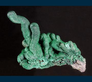 RG1099 Malachite ( var. stalactitic ) from Star of Congo Mine, Shaba Cu belt, near Lubumbashi, Katanga (Shaba) Province, Democratic Republic of Congo RG1099 Malachite ( var. stalactitic ) from Star of Congo Mine, Shaba Cu belt, near Lubumbashi, Katanga (Shaba) Province, Democratic Republic of Congo