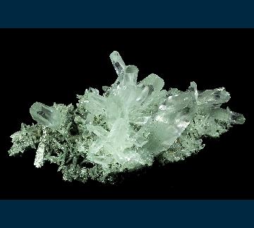 DOXC1681 Quartz with Chlorite inclusions from L'alpe d'huez, Bourg d'Oisans, Isère, Rhone-Alpes Region, France