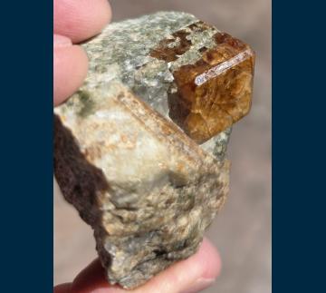 RG0135 Grossular garnet from St. Lawrence County, New York, USA