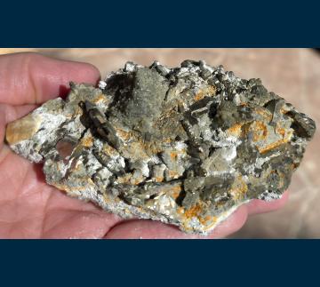 RG1052 Pyrite with Calcite from Nanisivik Mine, Nanisivik, Baffin Island, Nunavut Territory, Canada RG1052 Pyrite with Calcite from Nanisivik Mine, Nanisivik, Baffin Island, Nunavut Territory, Canada