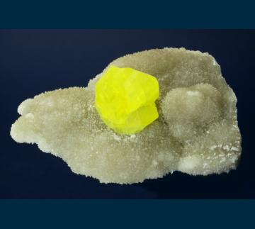 RG0234 Sulfur on Aragonite from Agrigento Province, Sicilia (Sicily) Region, Italy RG0234 Sulfur on Aragonite from Agrigento Province, Sicilia (Sicily) Region, Italy