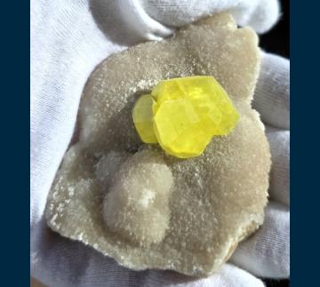 RG0234 Sulfur on Aragonite from Agrigento Province, Sicilia (Sicily) Region, Italy RG0234 Sulfur on Aragonite from Agrigento Province, Sicilia (Sicily) Region, Italy