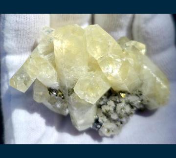 OWR05 Calcite with Dolomite and Chalcopyrite from Sweetwater Mine, Viburnum Trend District, Reynolds Co., Missouri, United States of America OWR05 Calcite with Dolomite and Chalcopyrite from Sweetwater Mine, Viburnum Trend District, Reynolds Co., Missouri, United States of America