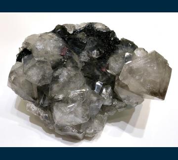 DEB240 Quartz on Hematite from Alston Moor District, North Pennines, Cumberland, Cumbria, England, United Kingdom