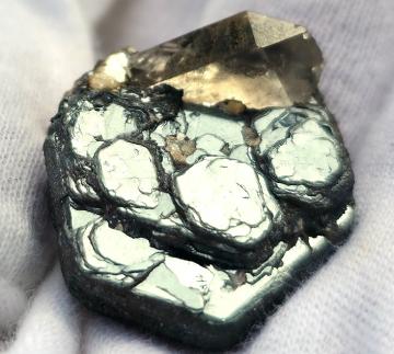 RG0184 Hematite ( var. Iron Rose ) with Smoky Quartz from Ouro Preto, Minas Gerais, Brazil RG0184 Hematite ( var. Iron Rose ) with Smoky Quartz from Ouro Preto, Minas Gerais, Brazil