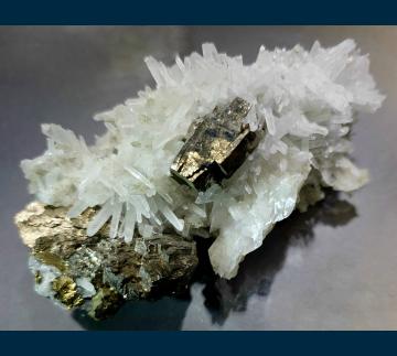 RG0439 Pyrrhotite on Quartz from 1st Sovietskiy Mine, Dal'negorsk, Primorskiy Kray, Russia