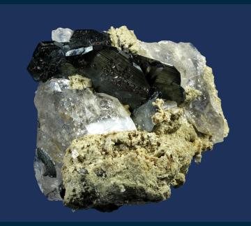 RG0980 Hematite with Rutile on Quartz from Cavradi, Val Curnera, Tavetsch, Graubunden (Grisons) Canton, Switzerland