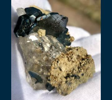 RG0980 Hematite with Rutile on Quartz from Cavradi, Val Curnera, Tavetsch, Graubunden (Grisons) Canton, Switzerland