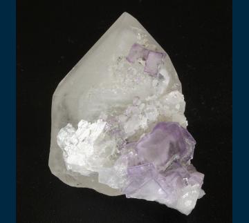 Fluorite on Quartz - China - F245