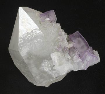 Fluorite on Quartz - China - F245