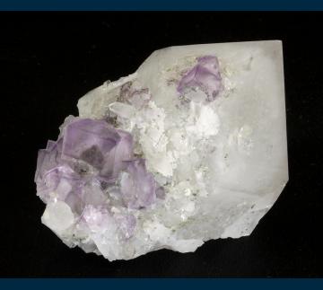 Fluorite on Quartz - China - F245