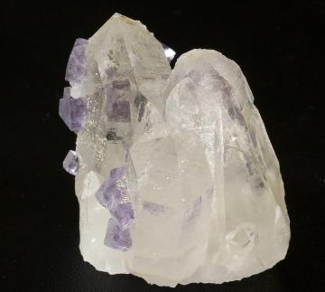 Fluorite on Quartz - China - F246