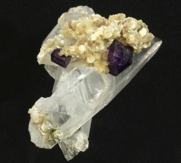 Quartz with Fluorite and Muscovite - United States of America - Q235