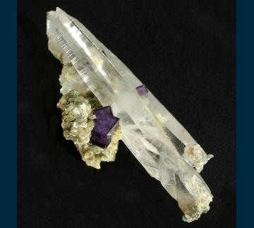 Quartz with Fluorite and Muscovite - United States of America - Q235
