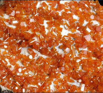Vanadinite on Calcite - United States of America - RG0277