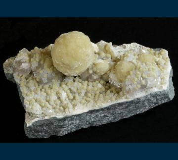 Gyrolite with Calcite - India - RG0685