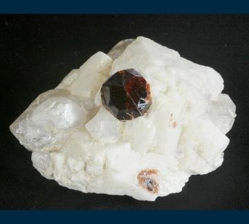 Spessartine with Quartz on Microcline - Pakistan - MMH-33