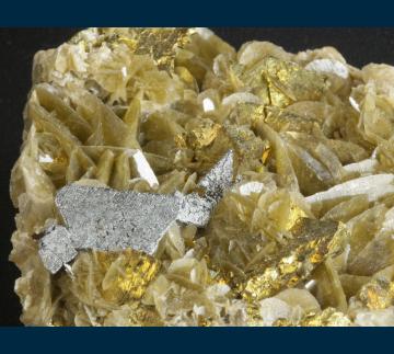 Tetrahedrite with Chalcopyrite on Siderite - China - MMH-35