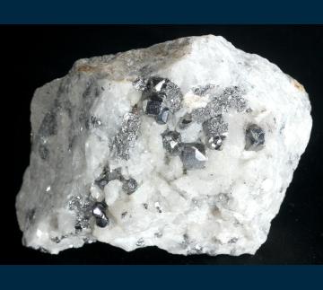 Carrolite on Calcite - Democratic Republic of Congo - MMH-39