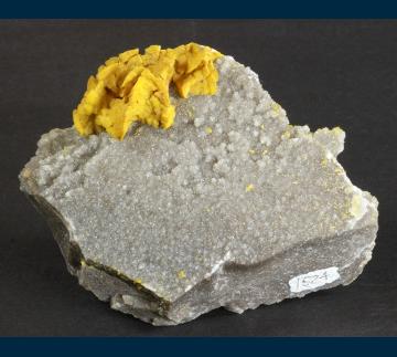 Smithsonite after Dolomite on Quartz - United States of America - RD1524