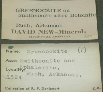 Smithsonite after Dolomite on Quartz - United States of America - RD1524