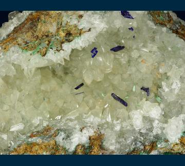 Azurite on Calcite - United States of America - RG0861