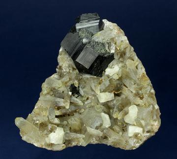 RG1208 Schorl and Apatite on Quartz from Woolley Farm, Dartmoor and Teign Valley District, Bovey Tracey, Devon, England, United Kingdom RG1208 Schorl and Apatite on Quartz from Woolley Farm, Dartmoor and Teign Valley District, Bovey Tracey, Devon, England, United Kingdom
