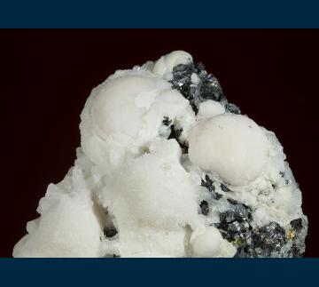 GR68 Rhodochrosite and Aragonite on Sphalerite, Pyrtite and Quartz from Madem-Lakko Mine, Stratoni operations, Chalkidiki Prefecture, Macedonia Department, Greece