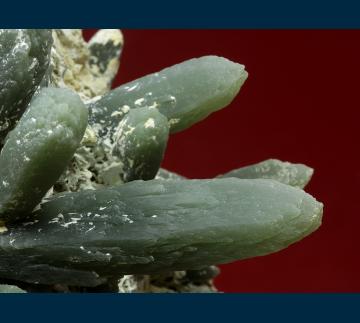 GR76 Quartz (var. Prase) with Hematite  from Avissalos Mtn, Serifos Island, Cyclade Islands, Kyklades Prefecture, Aegean Islands Department, Greece