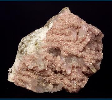 GR140 Rhodochrosite on Quartz from Eniovche Mine, Nedelino ore field, Rhodope Mts, Plovdiv Oblast, Bulgaria