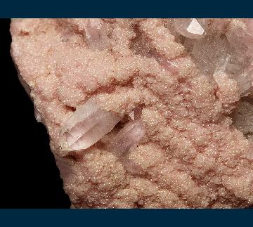 GR140 Rhodochrosite on Quartz from Eniovche Mine, Nedelino ore field, Rhodope Mts, Plovdiv Oblast, Bulgaria