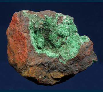 GR88 Malachite from Mavrolakkas, Kastro Valley, Limenaria, Thasos Island, Kavála Prefecture, Macedonia Department, Greece