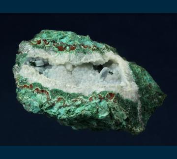 RG0750 Chrysocolla on Malachite from Ray Mine, Ray District, near Kearney, Dripping Springs Mts., Pinal County, Arizona, USA RG0750 Chrysocolla on Malachite from Ray Mine, Ray District, near Kearney, Dripping Springs Mts., Pinal County, Arizona, USA