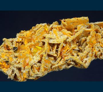RG0434 Wulfenite with Mimetite from Mammoth-St. Anthony Mine, Mammoth District, Tiger, Pinal County, Arizona, USA RG0434 Wulfenite with Mimetite from Mammoth-St. Anthony Mine, Mammoth District, Tiger, Pinal County, Arizona, USA