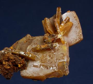 PE1298 Wulfenite from Erupcion/Ahumada Mine, Los Lamentos District, Sierra de Los Lamentos, Municipio de Ahumada, Chihuahua, Mexico