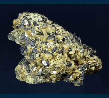 RG0419 Siderite with Galena and Sphalerite from Eagle Mine, Gilman District, Eagle County, Colorado, USA RG0419 Siderite with Galena and Sphalerite from Eagle Mine, Gilman District, Eagle County, Colorado, USA