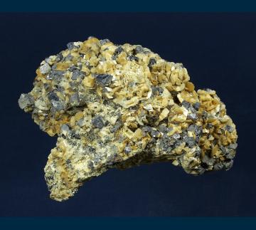 RG0419 Siderite with Galena and Sphalerite from Eagle Mine, Gilman District, Eagle County, Colorado, USA RG0419 Siderite with Galena and Sphalerite from Eagle Mine, Gilman District, Eagle County, Colorado, USA
