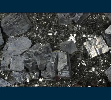 RG0420 Galena on Sphalerite, with Ankerite, Pyrite, and Chalcopyrite from Eagle Mine, Gilman District, Eagle County, Colorado, USA RG0420 Galena on Sphalerite, with Ankerite, Pyrite, and Chalcopyrite from Eagle Mine, Gilman District, Eagle County, Colorado, USA