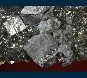 RG0420 Galena on Sphalerite, with Ankerite, Pyrite, and Chalcopyrite from Eagle Mine, Gilman District, Eagle County, Colorado, USA RG0420 Galena on Sphalerite, with Ankerite, Pyrite, and Chalcopyrite from Eagle Mine, Gilman District, Eagle County, Colorado, USA