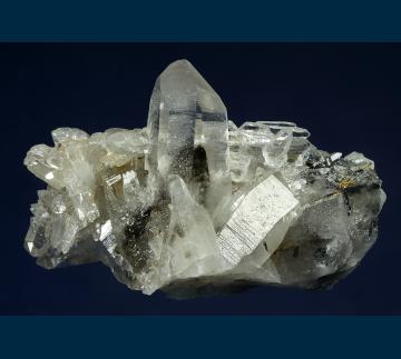 RG1262 Quartz with Anatase and Sphene from Chris Lehmann Anatase prospect, White Mts., Inyo County, California, USA